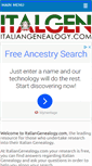 Mobile Screenshot of italiangenealogy.com